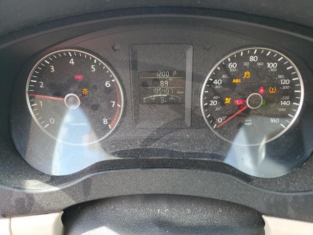 3VWDP7AJ0CM009468 - 2012 VOLKSWAGEN JETTA SE BLACK photo 9