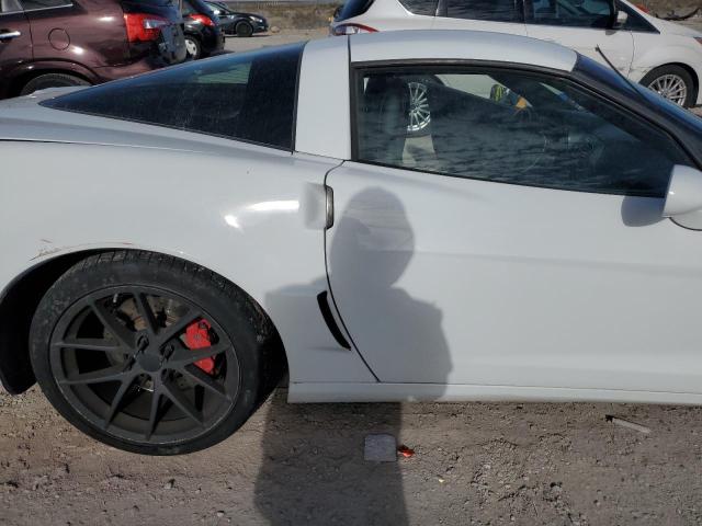 1G1YK2DE7A5109986 - 2010 CHEVROLET CORVETTE Z06 WHITE photo 10