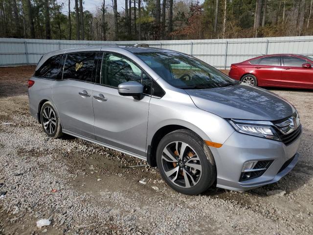 5FNRL6H93JB015714 - 2018 HONDA ODYSSEY ELITE GRAY photo 4