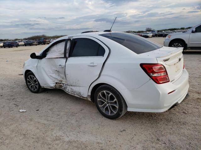 1G1JD5SH6J4109073 - 2018 CHEVROLET SONIC LT WHITE photo 2