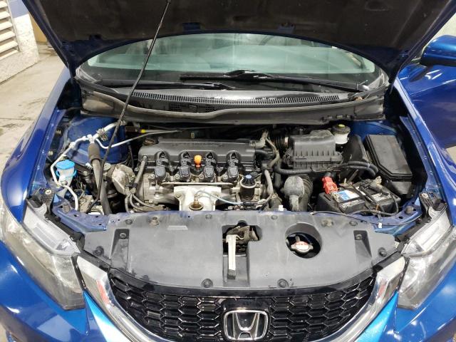 19XFB2F94EE071271 - 2014 HONDA CIVIC EXL ლურჯი ფოტო 11