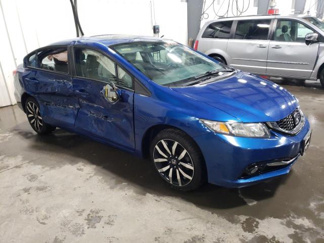 19XFB2F94EE071271 - 2014 HONDA CIVIC EXL ლურჯი ფოტო 4