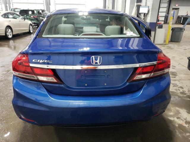 19XFB2F94EE071271 - 2014 HONDA CIVIC EXL BLUE photo 6