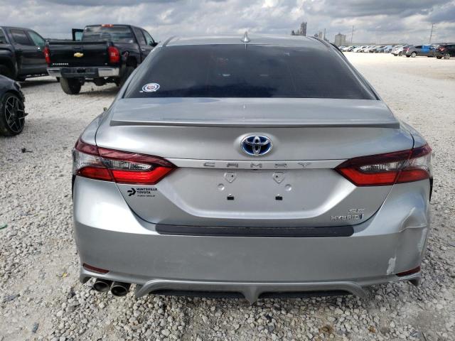 4T1G31AK7PU617793 - 2023 TOYOTA CAMRY SE NIGHT SHADE SILVER photo 6