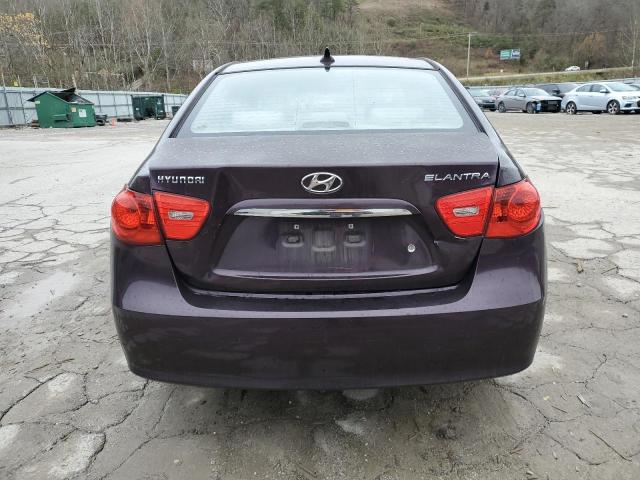 KMHDU46D59U768274 - 2009 HYUNDAI ELANTRA GLS PURPLE photo 6