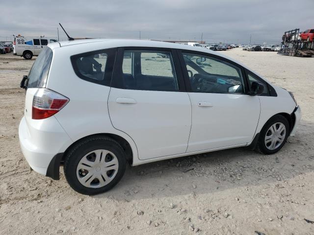 JHMGE8H21AS006107 - 2010 HONDA FIT WHITE photo 3