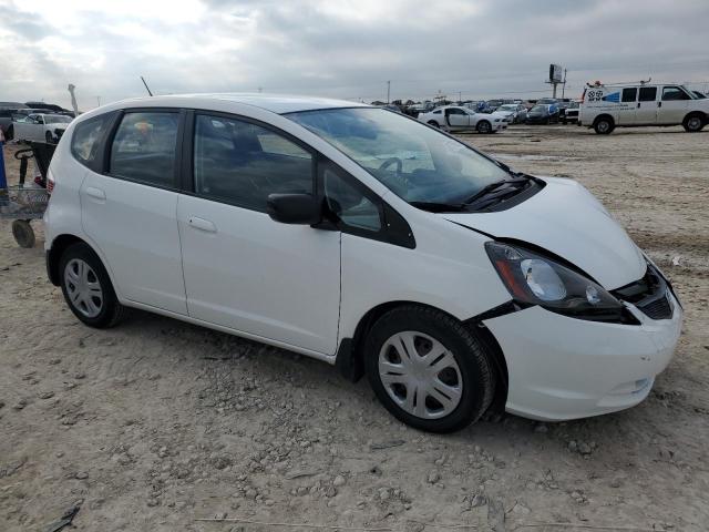 JHMGE8H21AS006107 - 2010 HONDA FIT WHITE photo 4