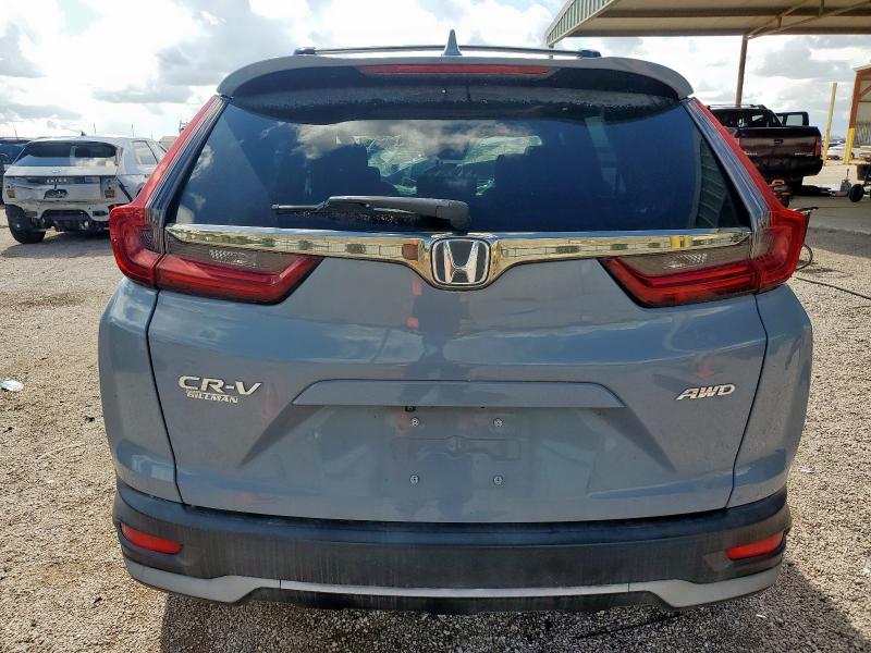 2HKRW2H5XNH609978 - 2022 HONDA CR-V EX GRAY photo 6