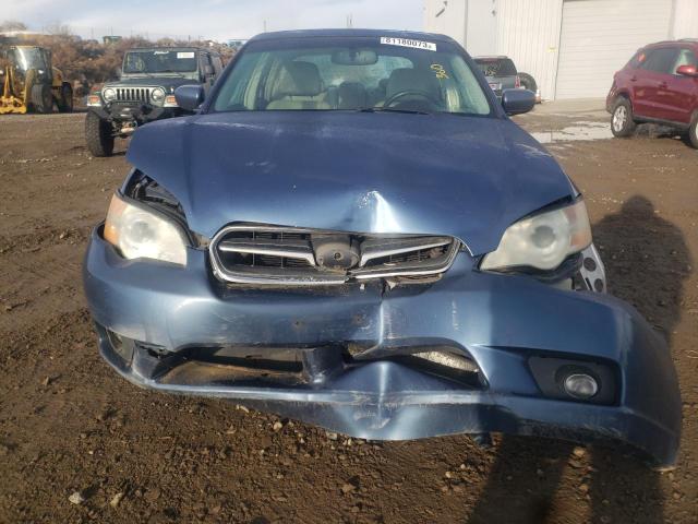 4S3BL626277214140 - 2007 SUBARU LEGACY 2.5I LIMITED BLUE photo 5