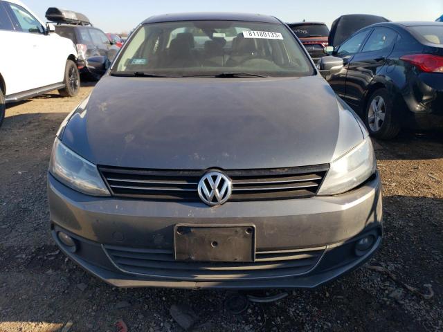 3VWLX7AJ5CM041134 - 2012 VOLKSWAGEN JETTA SEL GRAY photo 5