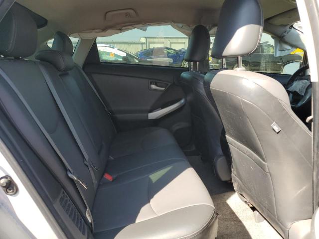 JTDKN3DUXE1796363 - 2014 TOYOTA PRIUS ვერცხლისფერი ფოტო 10