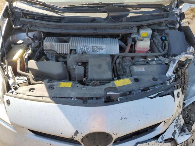 JTDKN3DUXE1796363 - 2014 TOYOTA PRIUS ვერცხლისფერი ფოტო 11