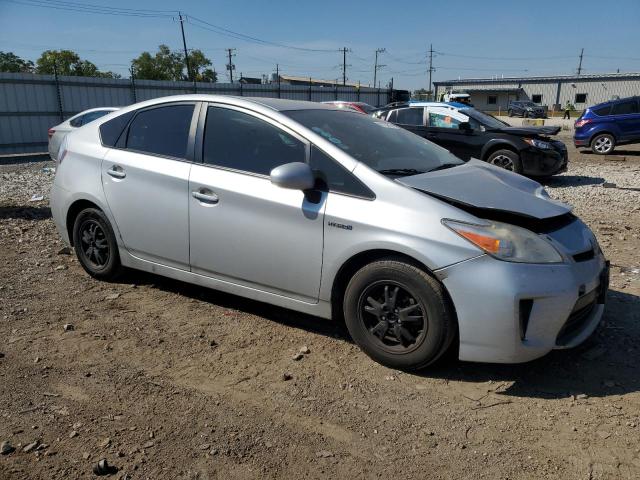 JTDKN3DUXE1796363 - 2014 TOYOTA PRIUS ვერცხლისფერი ფოტო 4