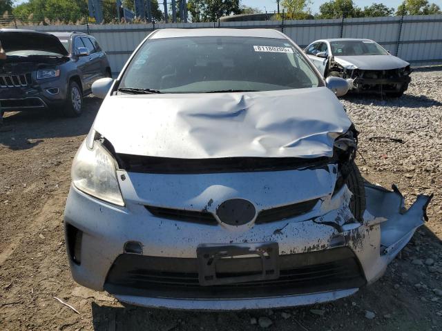 JTDKN3DUXE1796363 - 2014 TOYOTA PRIUS ვერცხლისფერი ფოტო 5