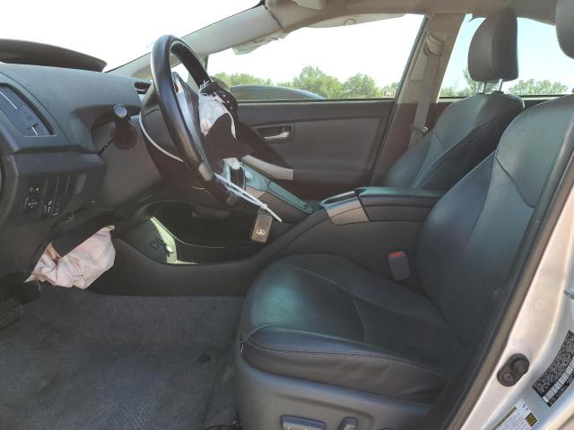 JTDKN3DUXE1796363 - 2014 TOYOTA PRIUS ვერცხლისფერი ფოტო 7