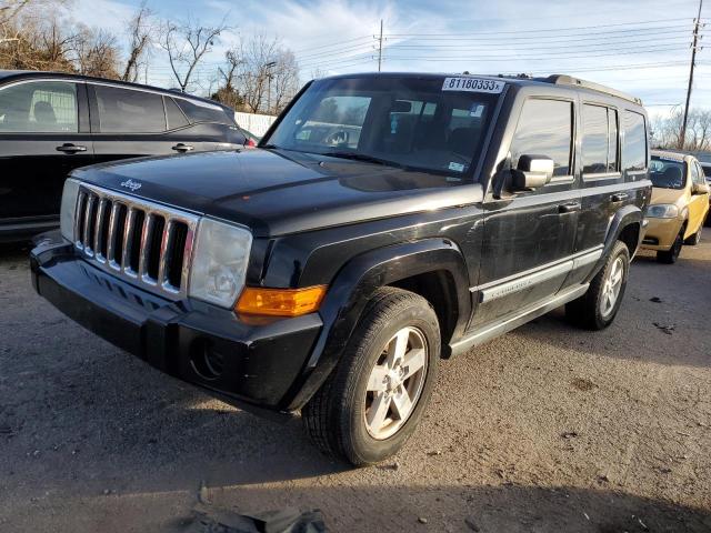 1J8HG48KX8C132990 - 2008 JEEP COMMANDER SPORT BLACK photo 1