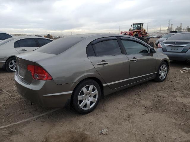 1HGFA165X8L014466 - 2008 HONDA CIVIC LX BROWN photo 3