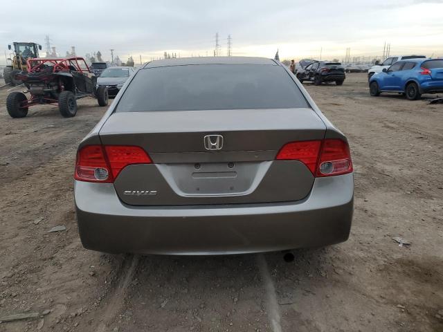 1HGFA165X8L014466 - 2008 HONDA CIVIC LX BROWN photo 6