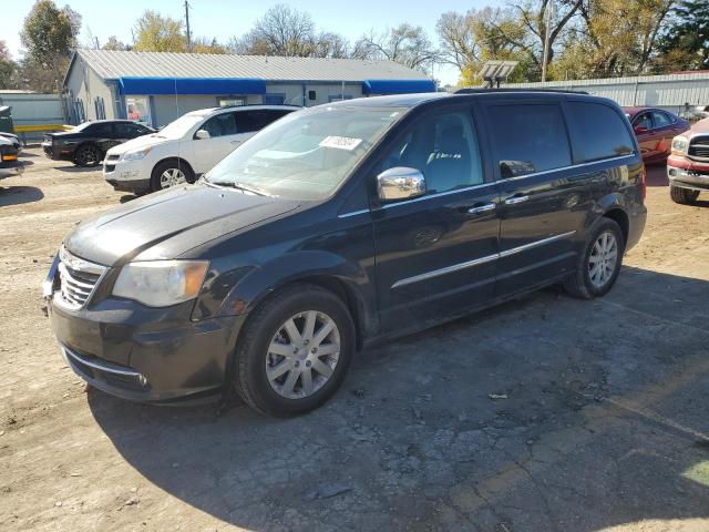 2C4RC1CG6CR162755 - 2012 CHRYSLER TOWN & COU TOURING L BLACK photo 1