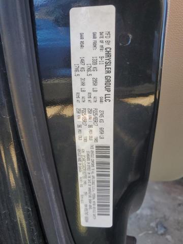 2C4RC1CG6CR162755 - 2012 CHRYSLER TOWN & COU TOURING L BLACK photo 13