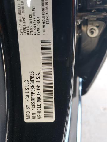 1C6SRFFP0SN547823 - 2025 RAM 1500 BIG HORN/LONE STAR BLACK photo 12