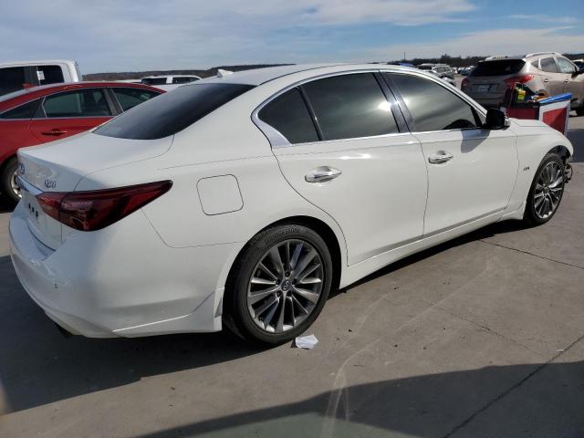 JN1EV7AP7JM354929 - 2018 INFINITI Q50 LUXE WHITE photo 3