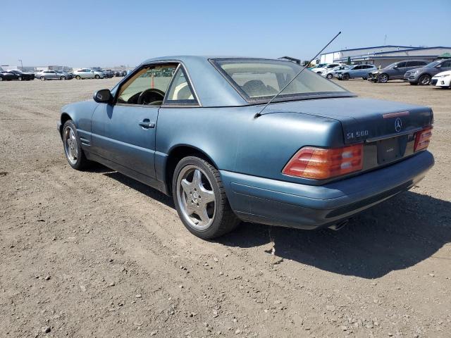 WDBFA68F9XF175145 - 1999 MERCEDES-BENZ SL 500 BLUE photo 2