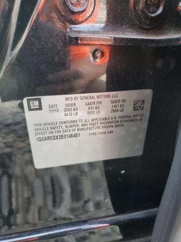 1G6AR5SX2E0146461 - 2014 CADILLAC CTS LUXURY COLLECTION შავი ფოტო 12