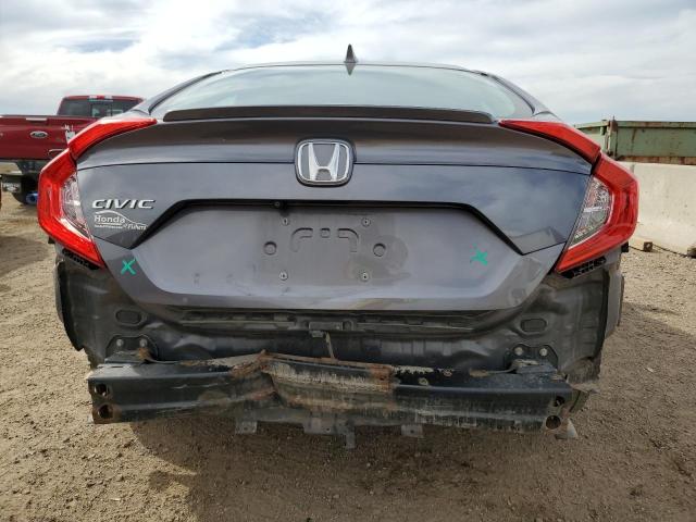 19XFC1F72JE000411 - 2018 HONDA CIVIC EXL رمادي صورة 6