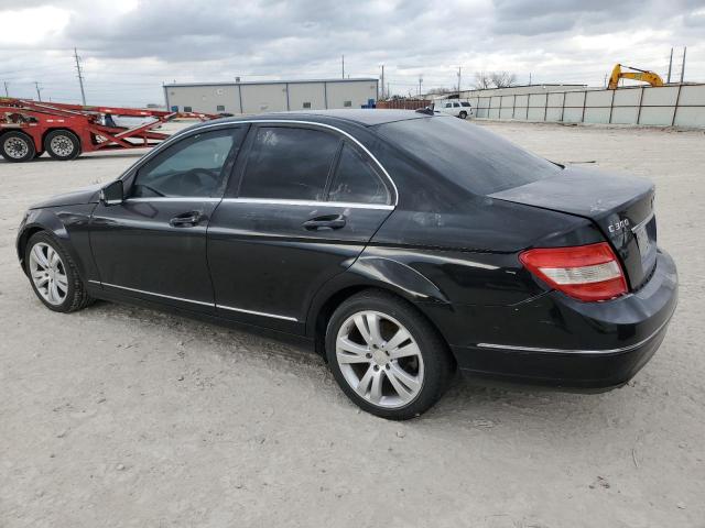 WDDGF5EBXAR115843 - 2010 MERCEDES-BENZ C 300 BLACK photo 2