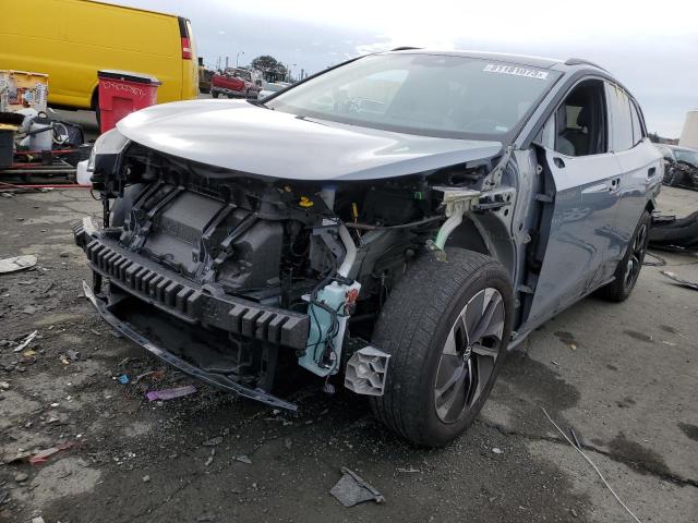 WVGTMPE2XNP069003 - 2022 VOLKSWAGEN ID.4 PRO S ნაცრისფერი ფოტო 1