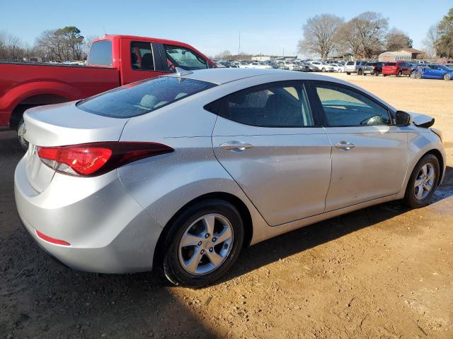 KMHDH4AE0EU103023 - 2014 HYUNDAI ELANTRA SE SILVER photo 3