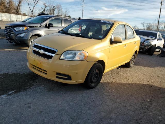 KL1TD5DE4AB045296 - 2010 CHEVROLET AVEO LS YELLOW photo 1