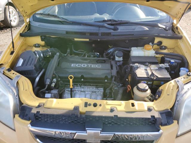 KL1TD5DE4AB045296 - 2010 CHEVROLET AVEO LS YELLOW photo 11