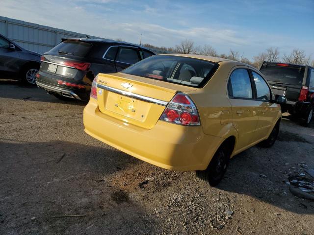 KL1TD5DE4AB045296 - 2010 CHEVROLET AVEO LS YELLOW photo 3