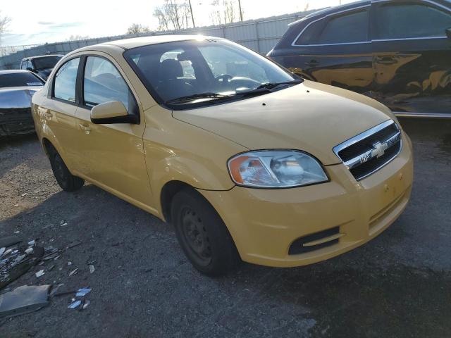 KL1TD5DE4AB045296 - 2010 CHEVROLET AVEO LS YELLOW photo 4