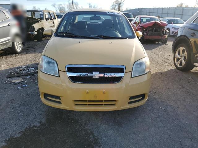 KL1TD5DE4AB045296 - 2010 CHEVROLET AVEO LS YELLOW photo 5