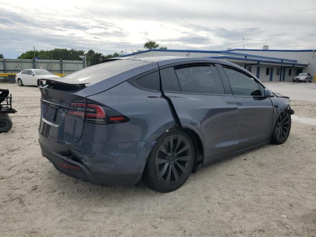 7SAXCDE57PF386951 - 2023 TESLA MODEL X 灰色 照片 3