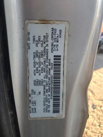 4TASM92N2YZ682487 - 2000 TOYOTA TACOMA XTRACAB PRERUNNER 银色 照片 13