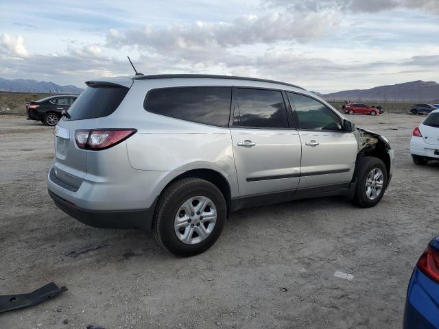 1GNKRFED8EJ274178 - 2014 CHEVROLET TRAVERSE LS SILVER photo 3