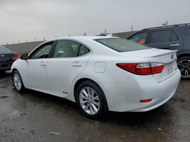 JTHBW1GG5F2090077 - 2015 LEXUS ES 300H WHITE photo 2