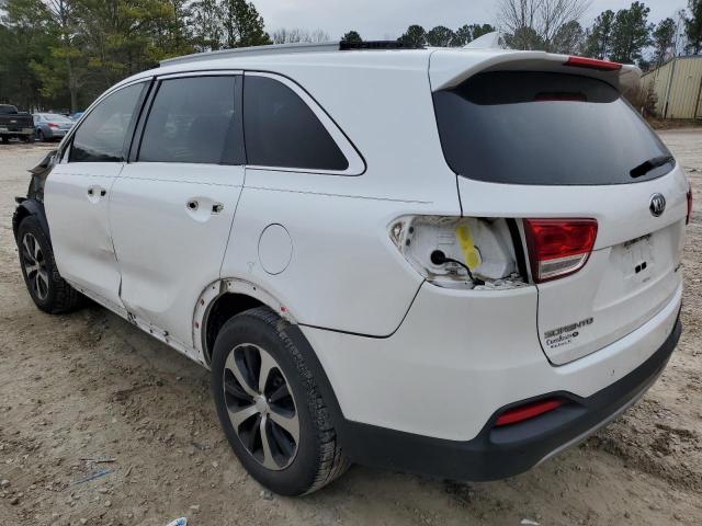 5XYPH4A19GG009189 - 2016 KIA SORENTO EX WHITE photo 2