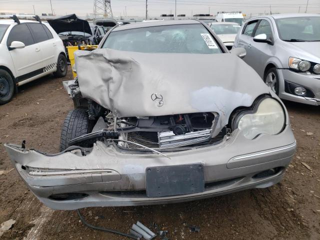 WDBRF61J73A518359 - 2003 MERCEDES-BENZ C 240 GRAY photo 5