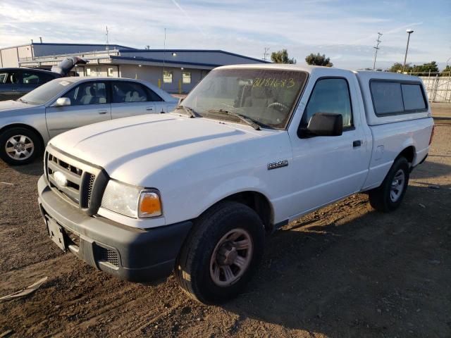 1FTYR10D37PA13733 - 2007 FORD RANGER WHITE photo 1