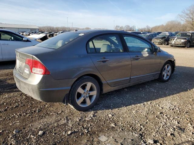 1HGFA16818L014785 - 2008 HONDA CIVIC EX GRAY photo 3