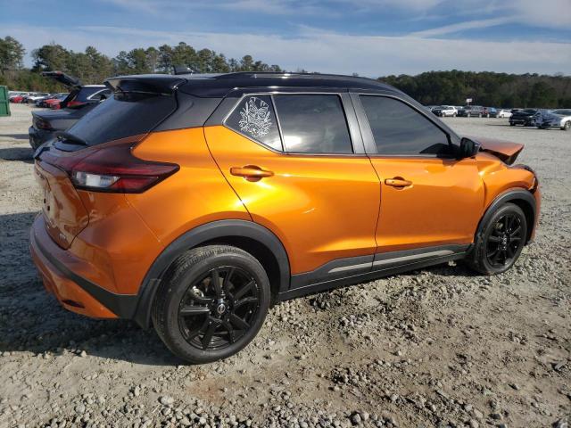 3N1CP5DV7ML526262 - 2021 NISSAN KICKS SR ORANGE photo 3