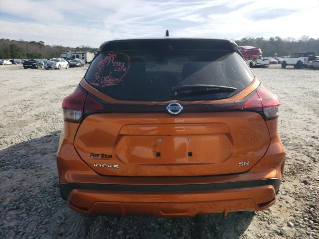 3N1CP5DV7ML526262 - 2021 NISSAN KICKS SR ORANGE photo 6