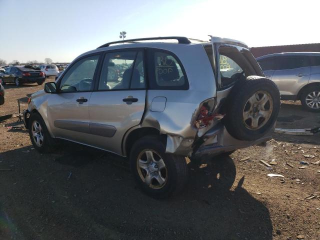 JTEHH20V236094740 - 2003 TOYOTA RAV4 BEIGE photo 2