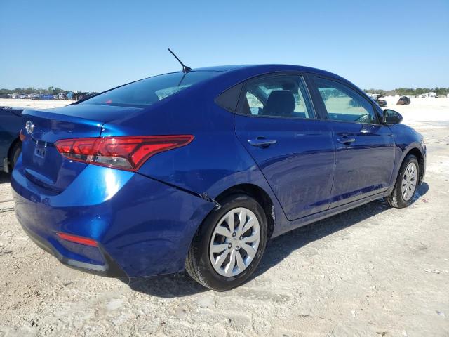 3KPC24A68ME139114 - 2021 HYUNDAI ACCENT SE BLUE photo 3