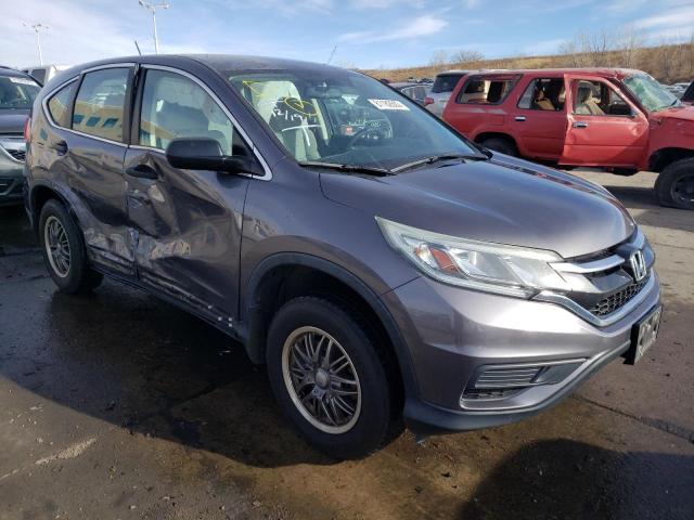 5J6RM4H31GL006037 - 2016 HONDA CR-V LX GRAY photo 4